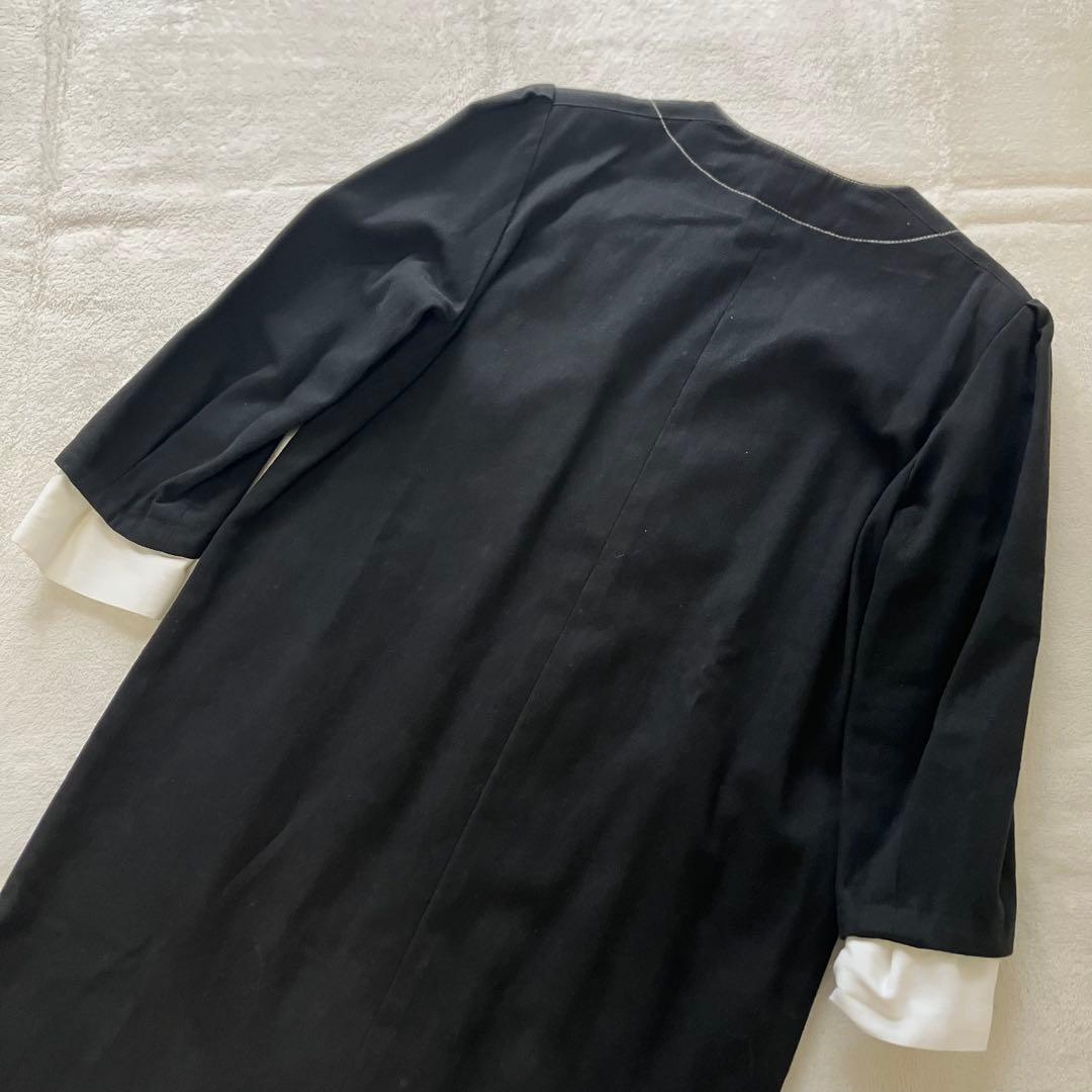 ★美品★セリーヌ　デニムワンピース　40 トリオンフ　金ボタン　エンブレム　刺繍