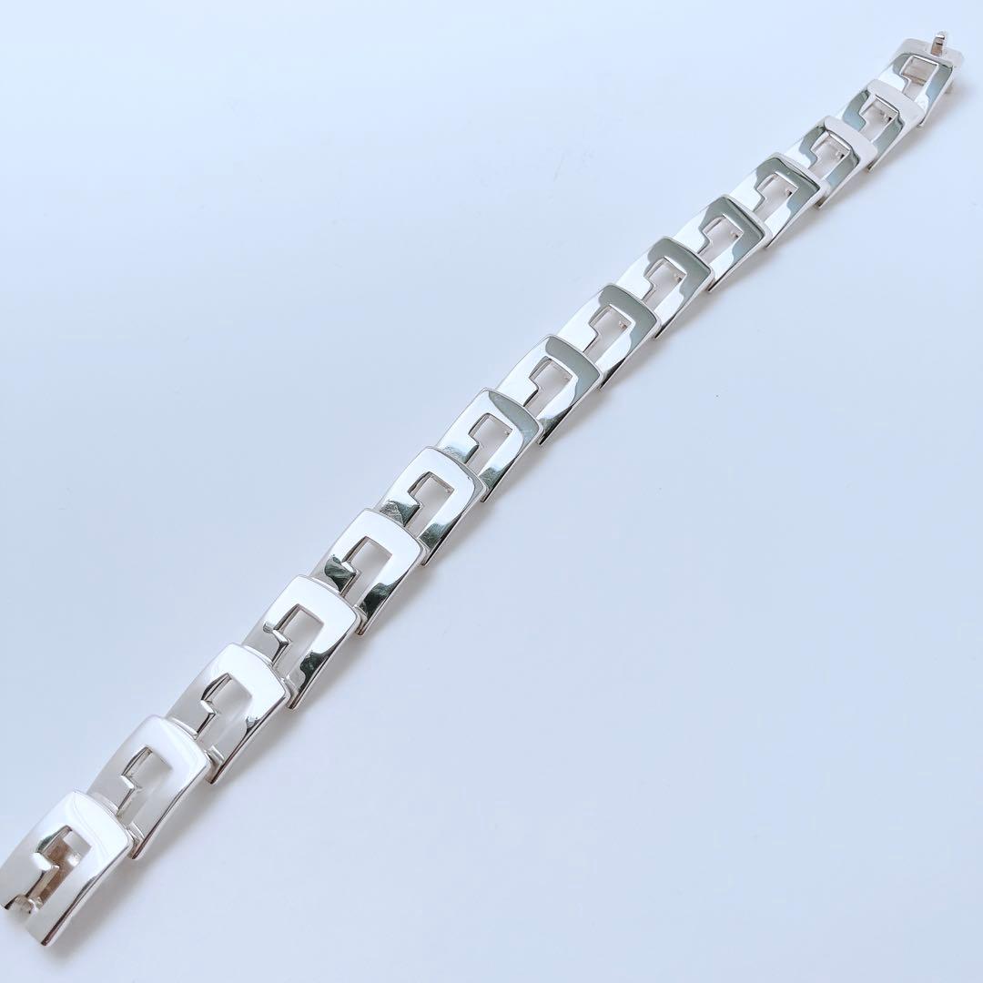 グッチ GUCCI 925 ブレスレット シルバー ヴィンテージ ON466