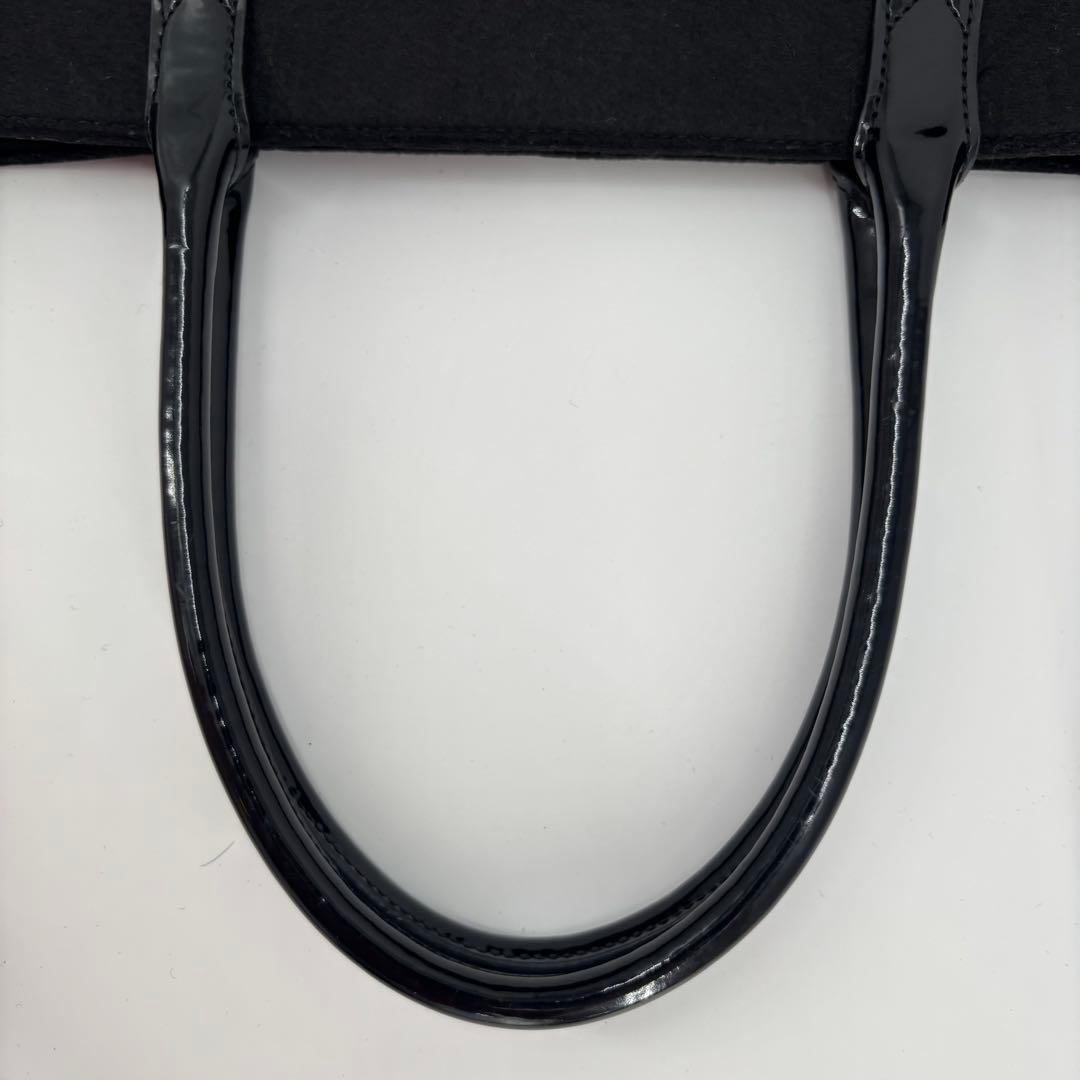 ヴィヴィアンウエストウッド トートバッグ フェルト ブラック