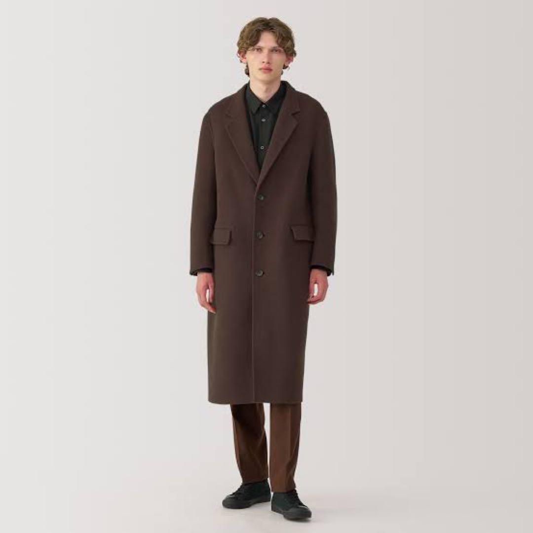 muji labo カシミヤ混 チェスターコート L
