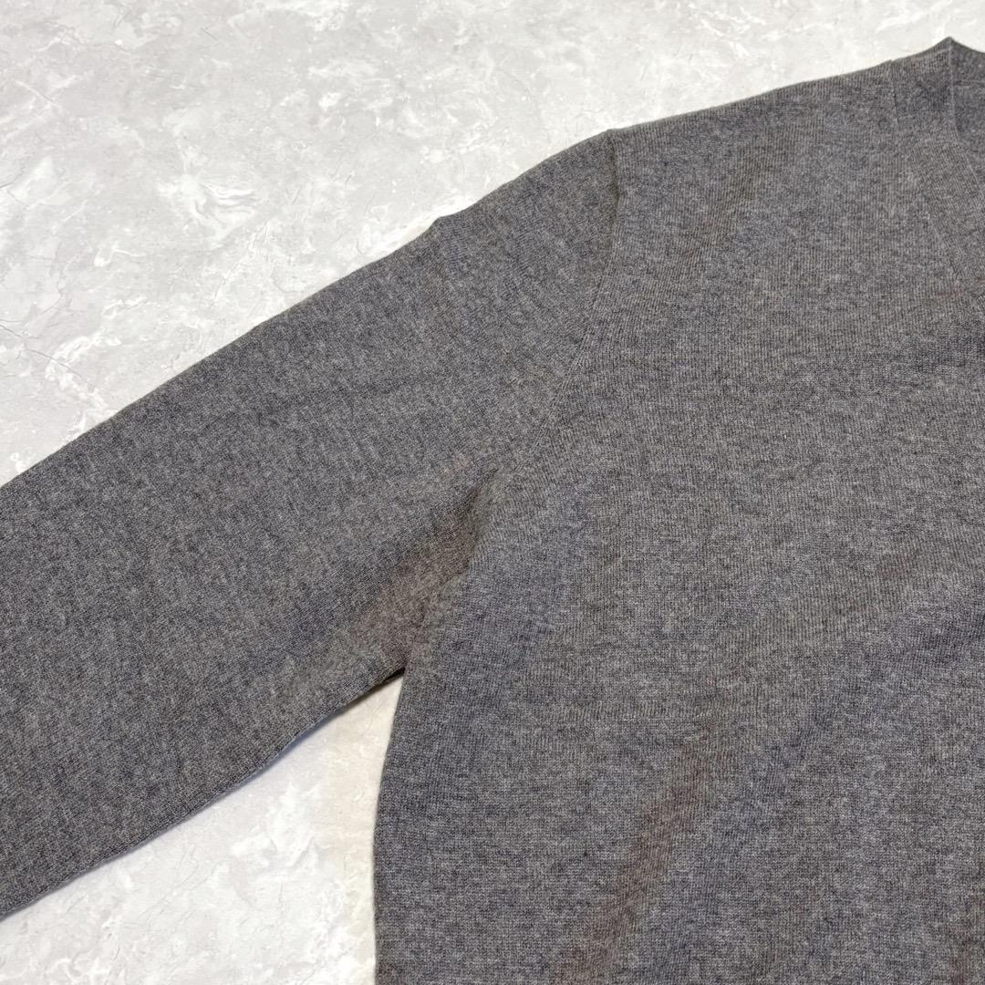 未使用　ポロ ラルフローレン　ウール　エルボーパッチ　ロゴ刺繍　カーディガン