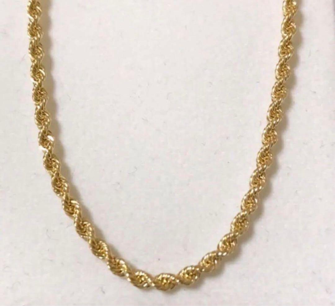 18金　17cm ロープ　ブレスレット　 K18 「値下げ不可」