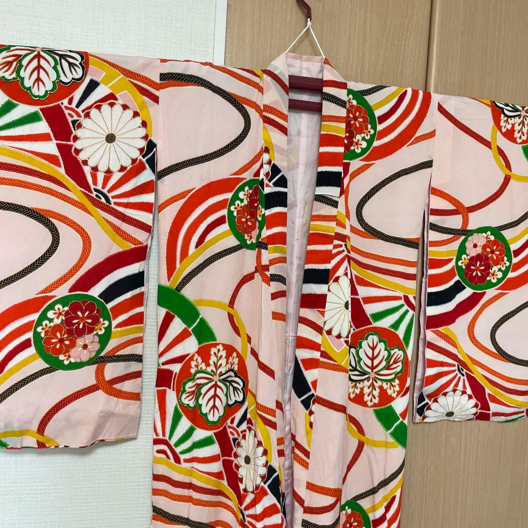 アンティーク　女の子　子供着物　大正ロマン