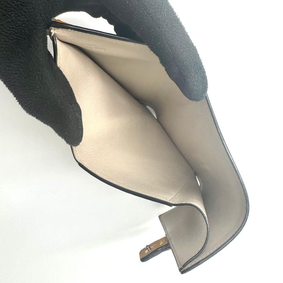 【極美品✨】ロエベ スモール バーティカルウォレット 三つ折り アナグラム 財布