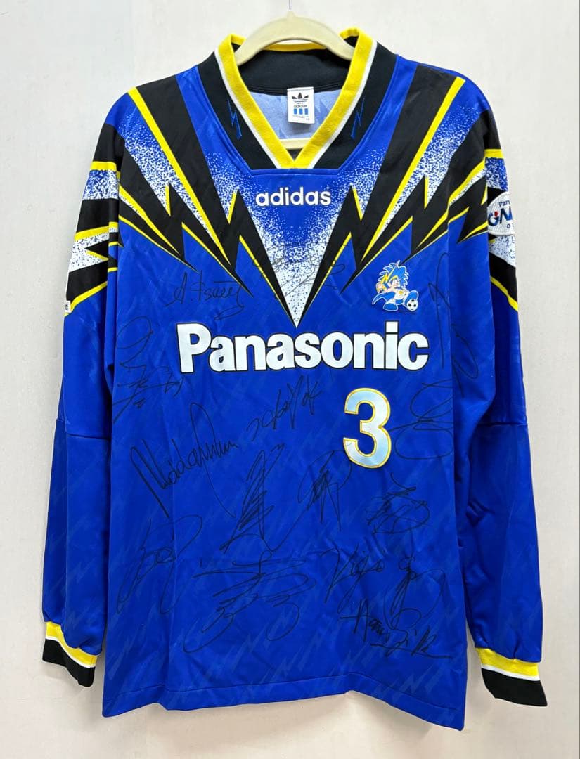 Q*中様 ガンバ大阪　カップ戦 ユニフォーム XB 長袖 サイン入り　アディダス