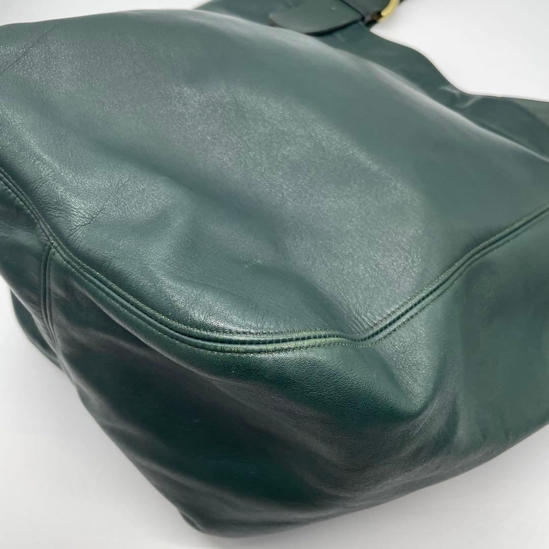 オールドコーチ　レザー　トートバッグ　 4082 希少グリーン　USA製