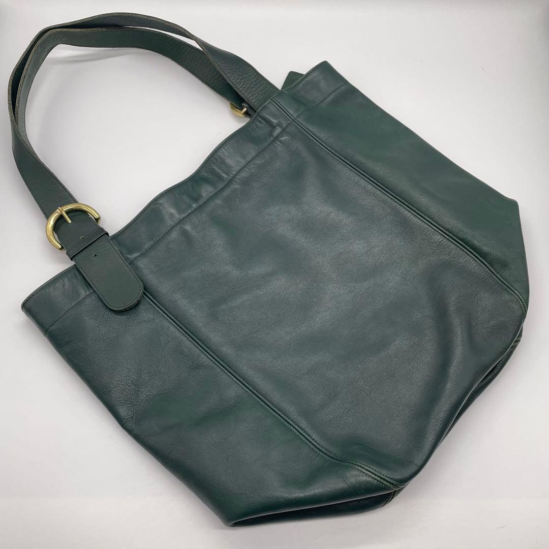 オールドコーチ　レザー　トートバッグ　 4082 希少グリーン　USA製