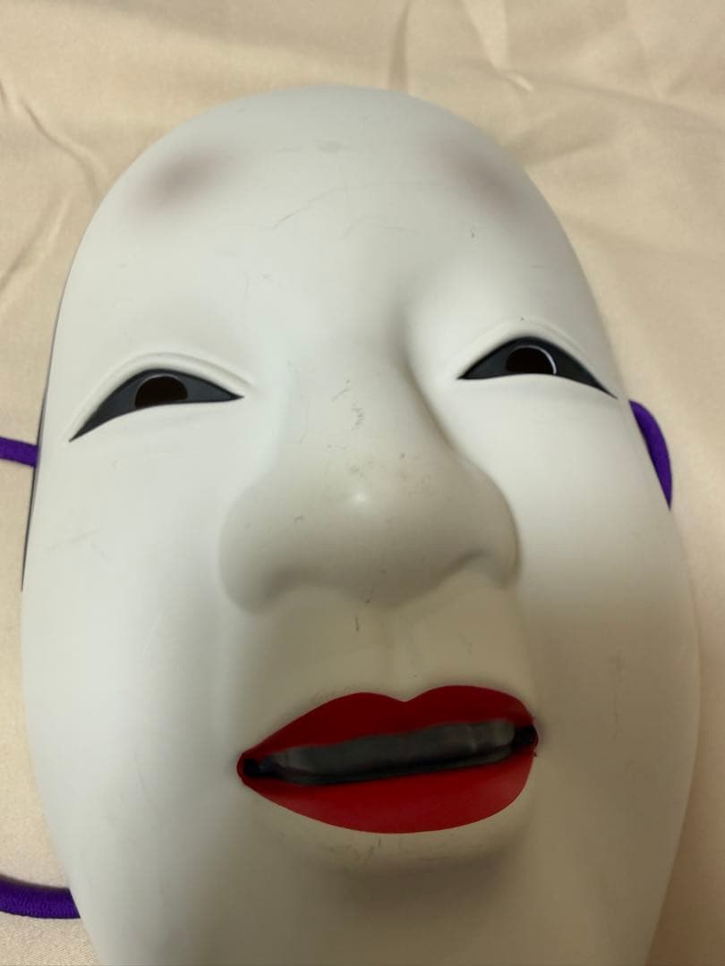 ホロライブ　儒烏風亭らでん　扇子＋能面