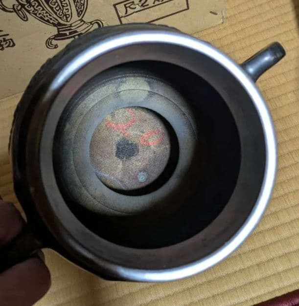 唐銅　薄端　花器　花入れ　送料無料