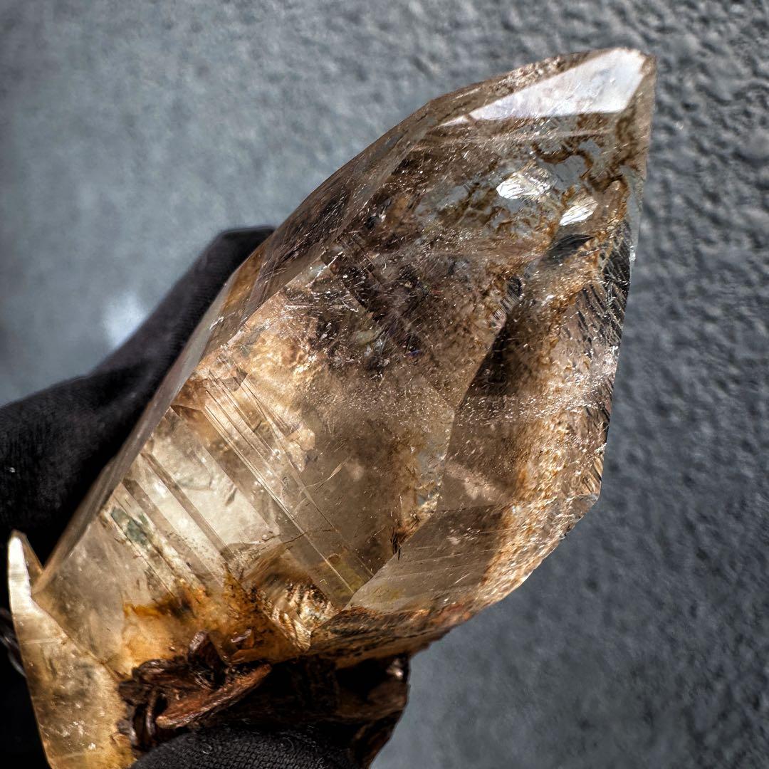 高透明度❗️レインボー☆コロンビアレムリアンシード クリスタル 雲母共生A1556