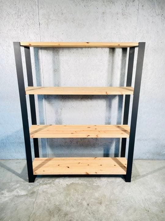 シェルフ　棚 ラック　アイアン家具　無垢