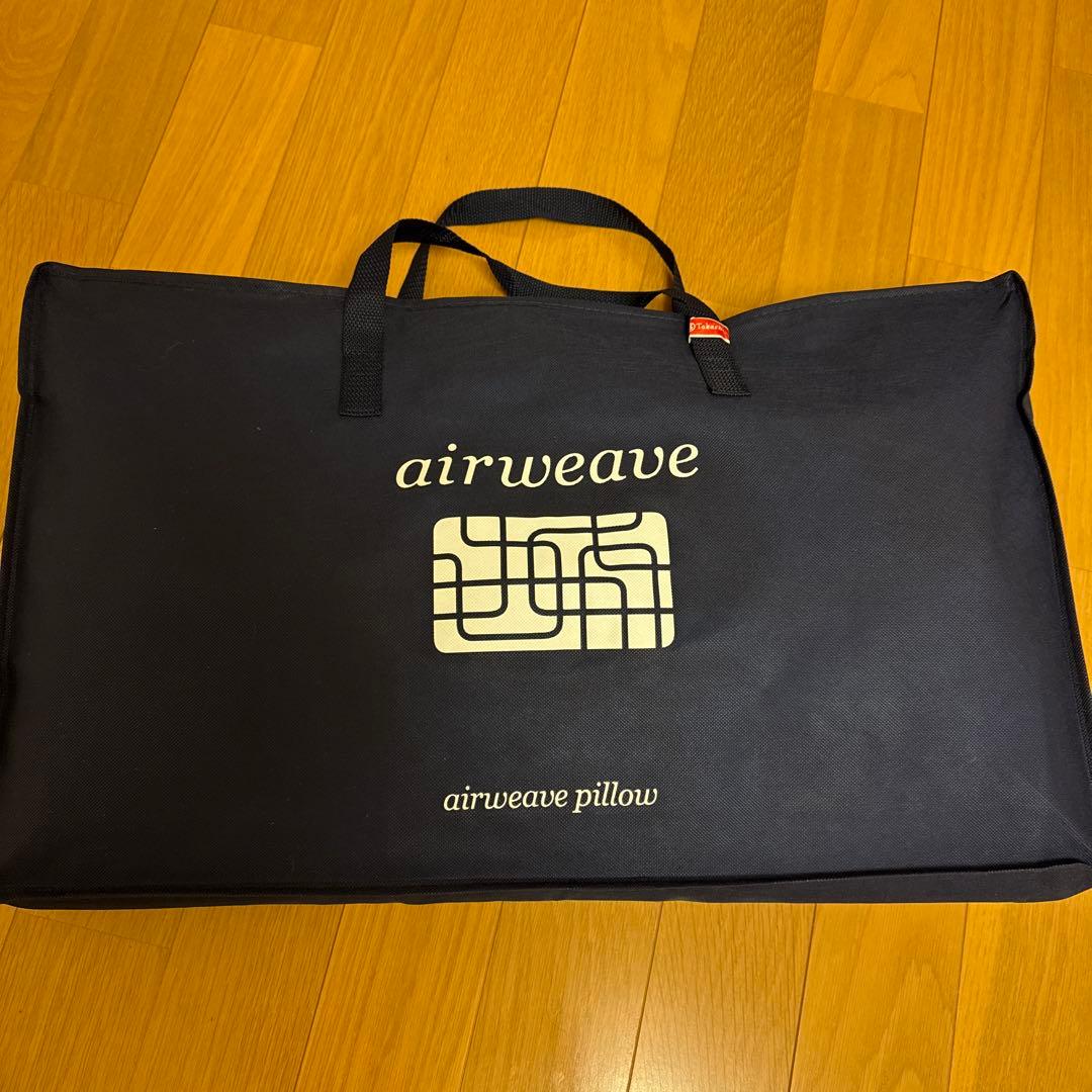 airweave メッシュ枕 ホワイト 長方形　S_LINE