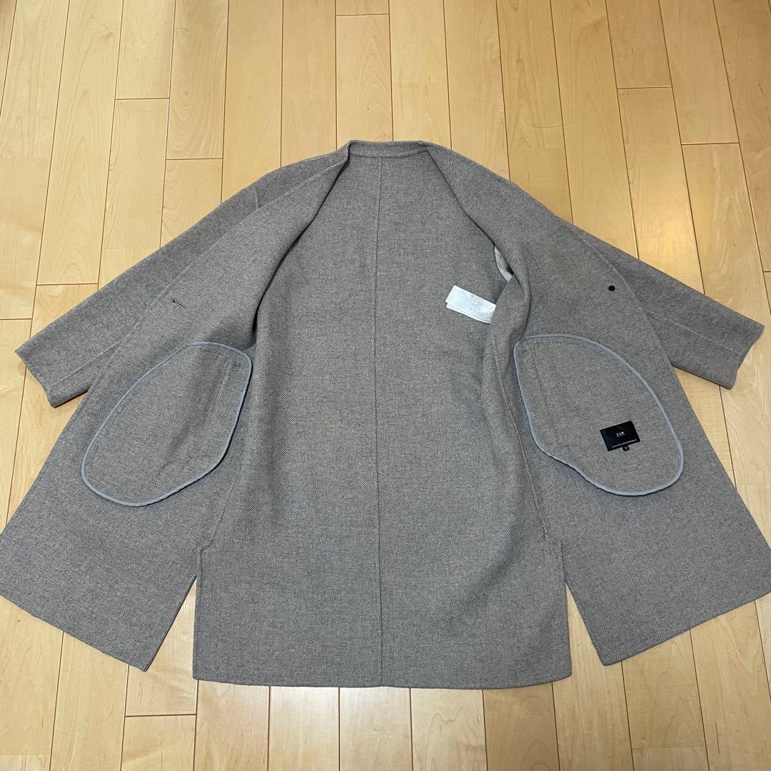 ノーカラーコート　羽織り　小さいサイズ 5号