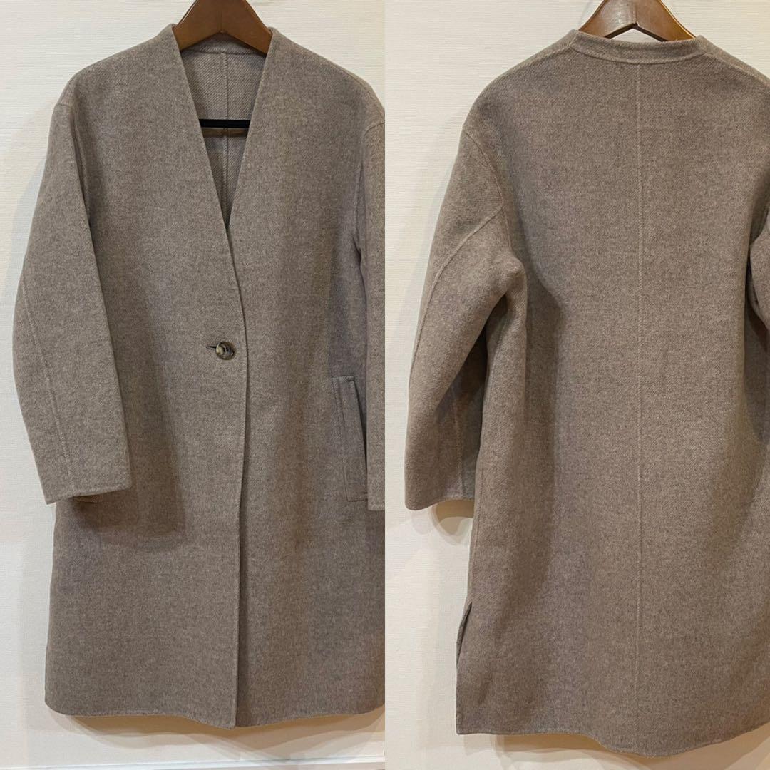 ノーカラーコート　羽織り　小さいサイズ 5号