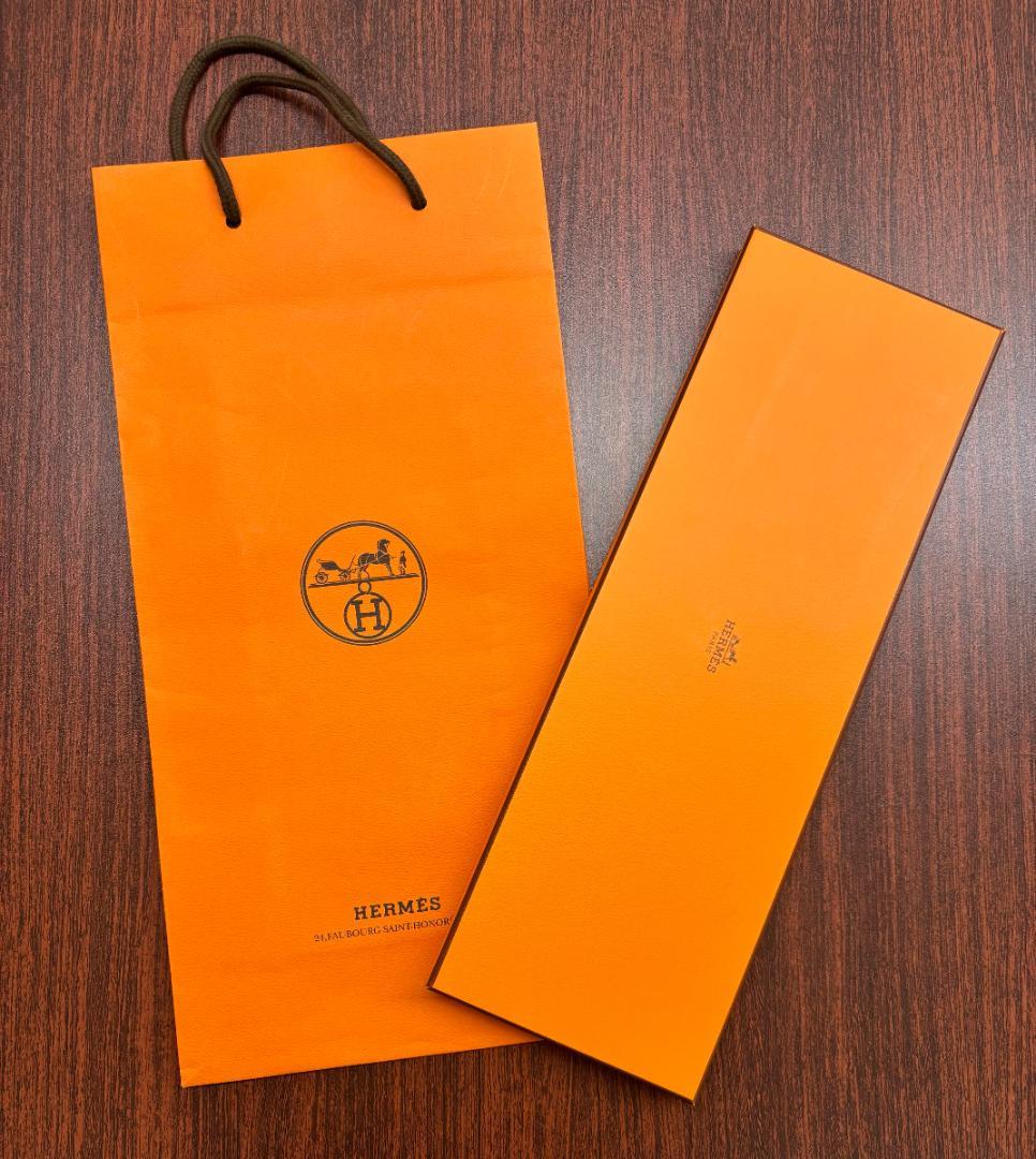 ken.papa　未使用　HERMES エルメス ネクタイ　タグ付　箱袋付