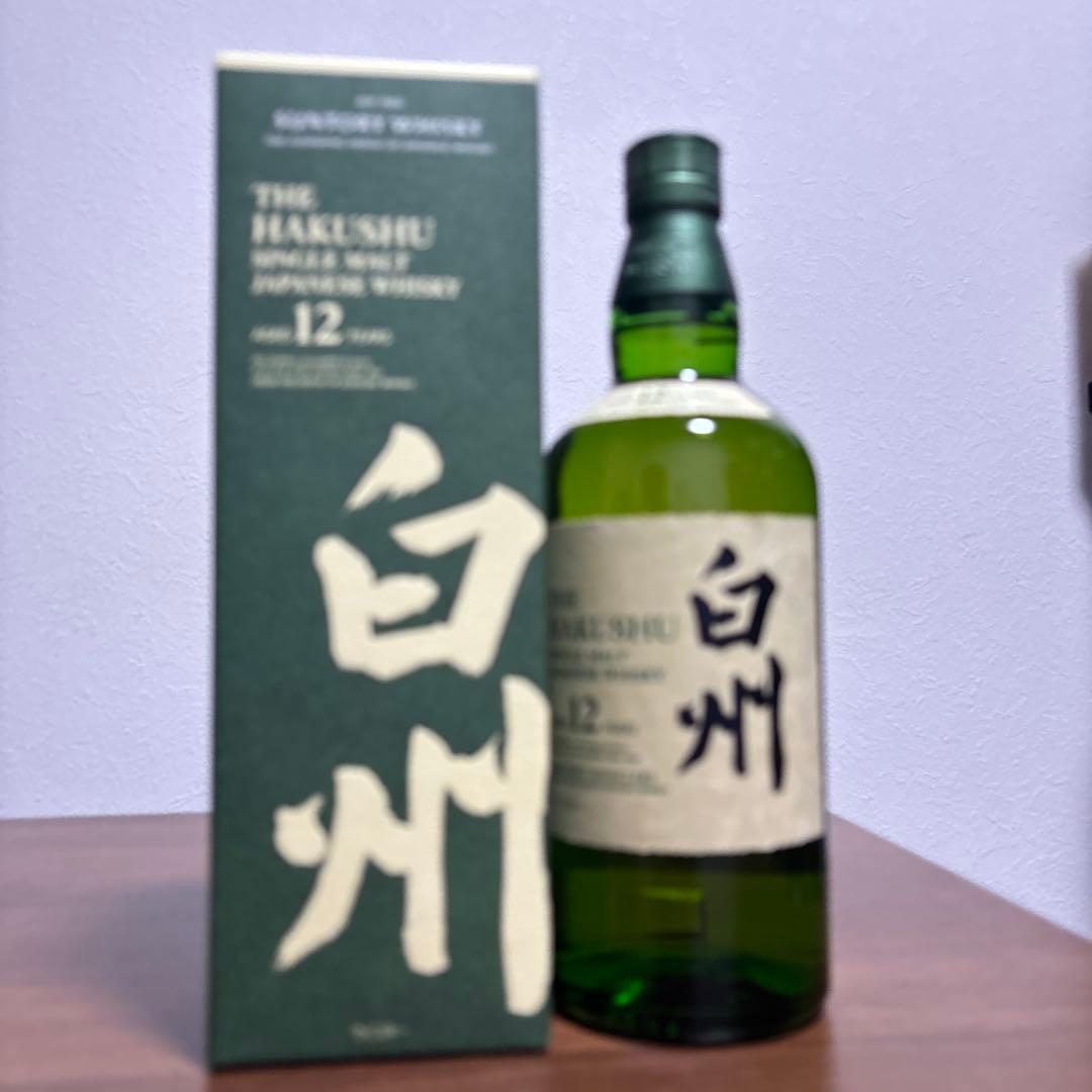 サントリーウイスキー白州12年700ml 箱付き　新品未開封