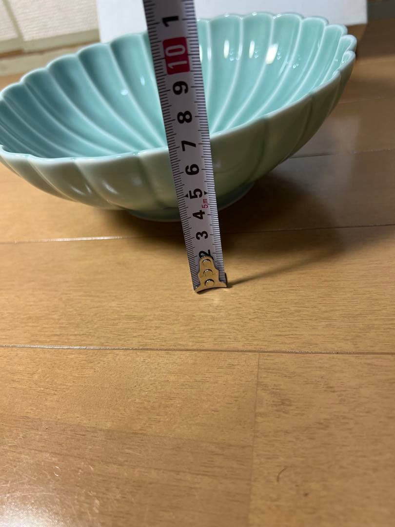 400 深川製磁　青磁　菊割鉢　未使用