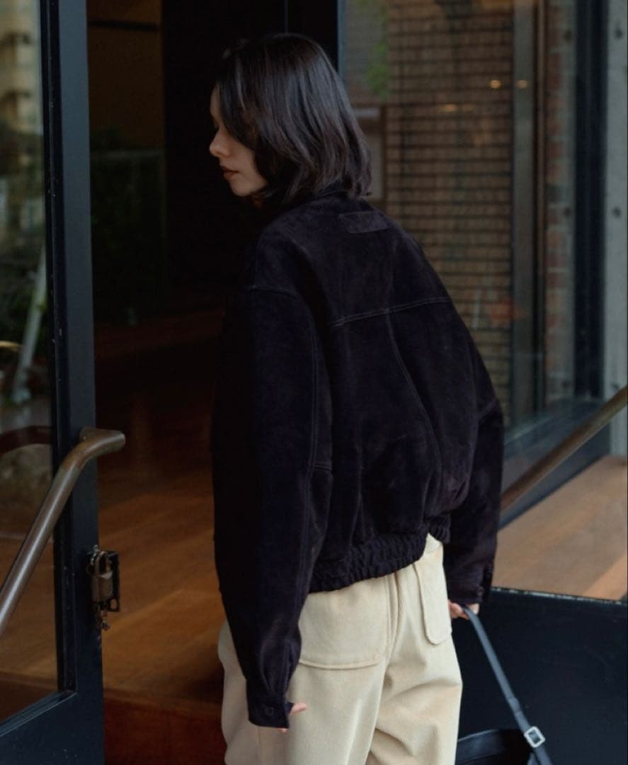 NOKCHA quilting liner real suède jacket