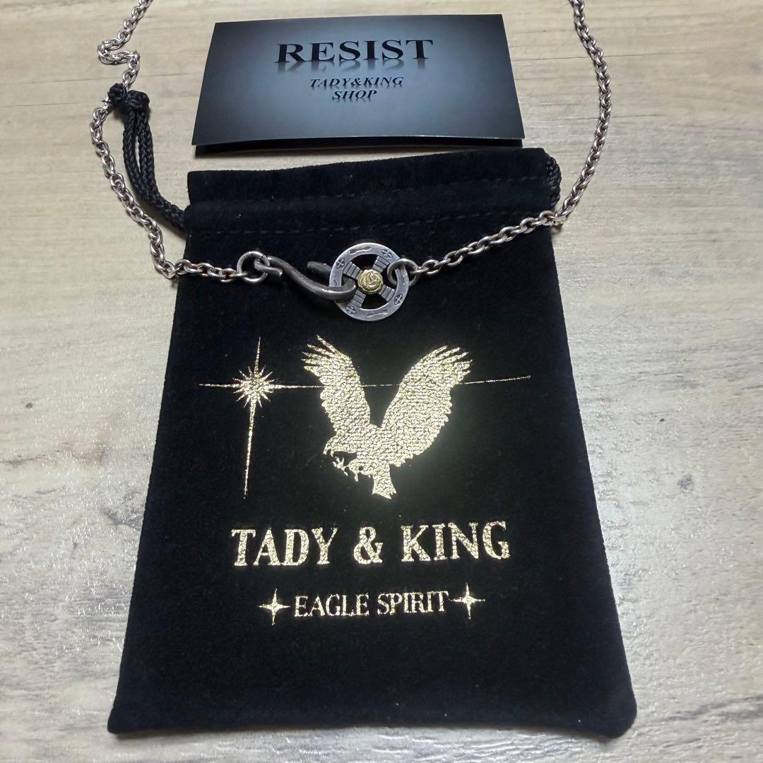 TADY & KING ネイティブフックホイールネックレス/ウルフ/細丸