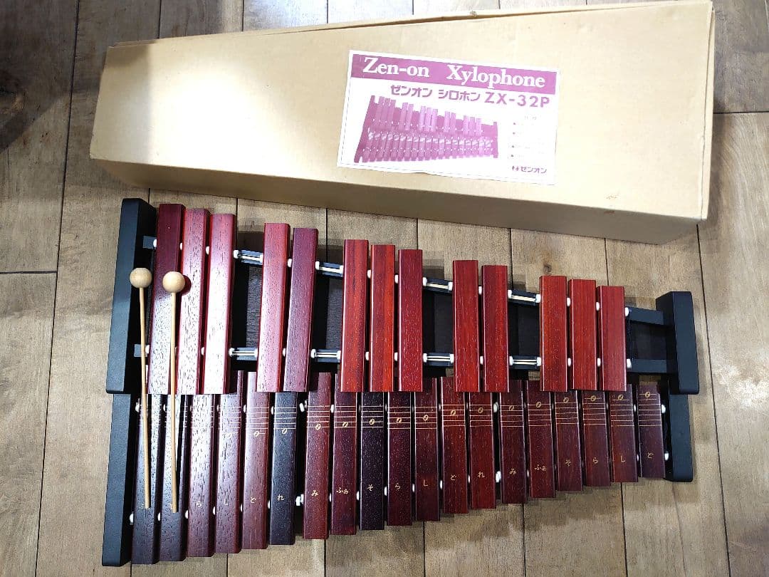ゼンオン シロホン ZX-32P バチ付き