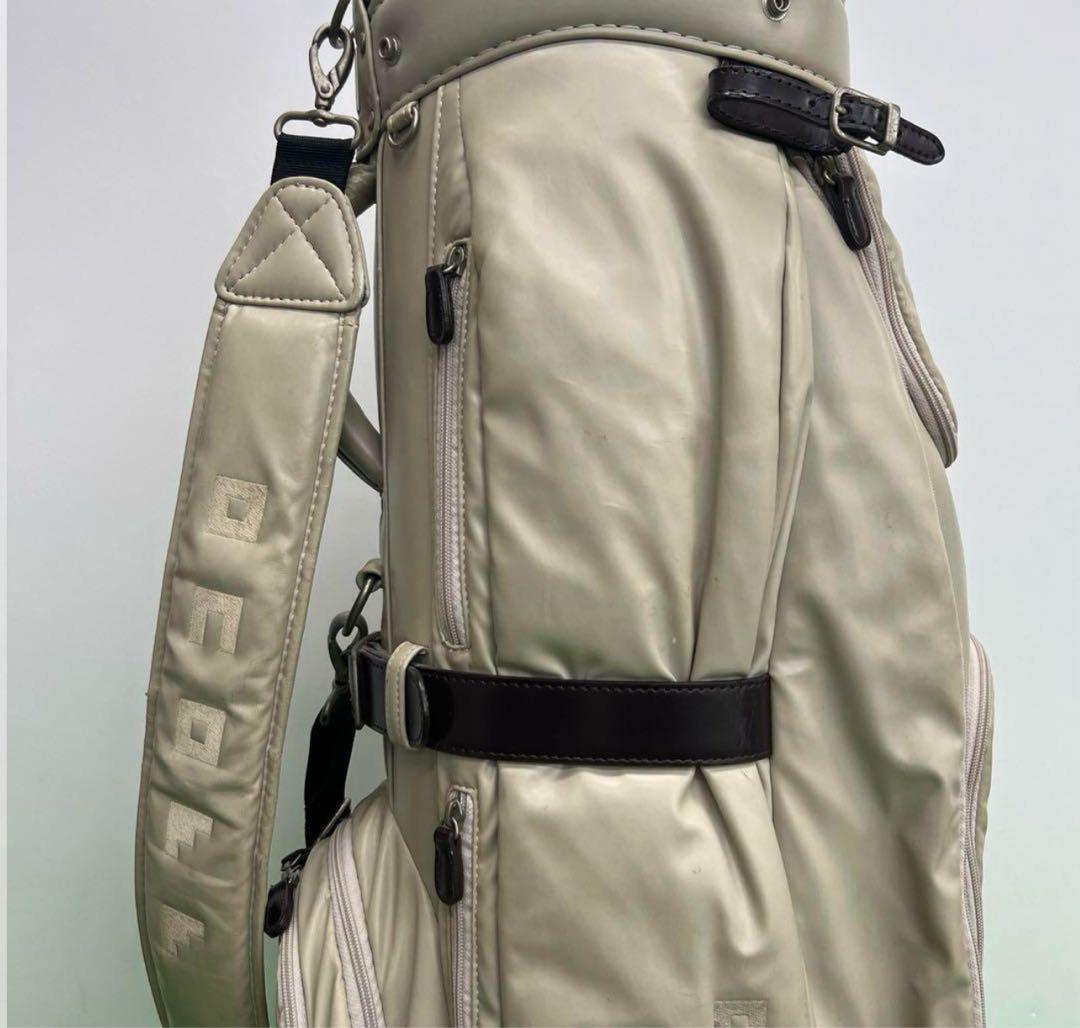 ONOFF キャディバッグ　アイボリー　　9インチ