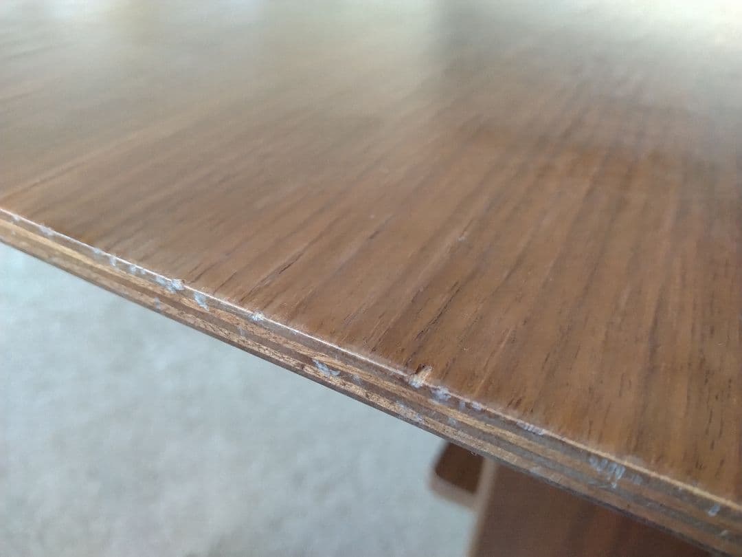 【訳あり格安】MUJI無印 リビングダイニングテーブルウォールナット材130cm