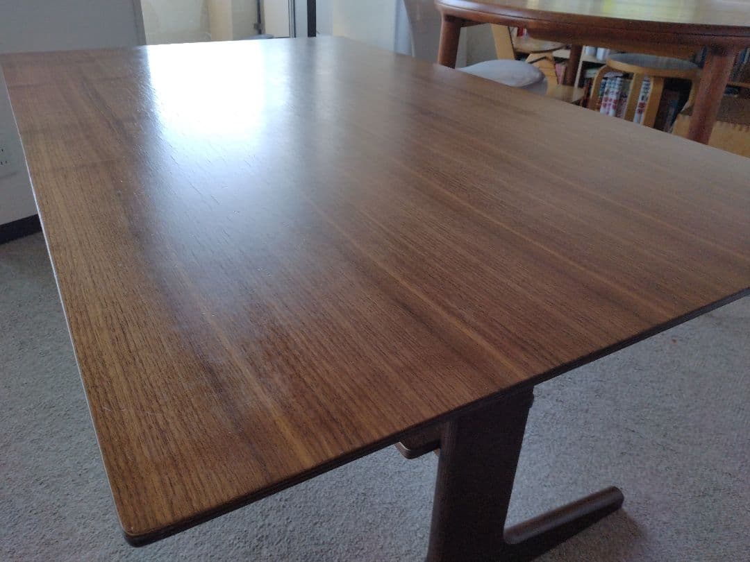 【訳あり格安】MUJI無印 リビングダイニングテーブルウォールナット材130cm