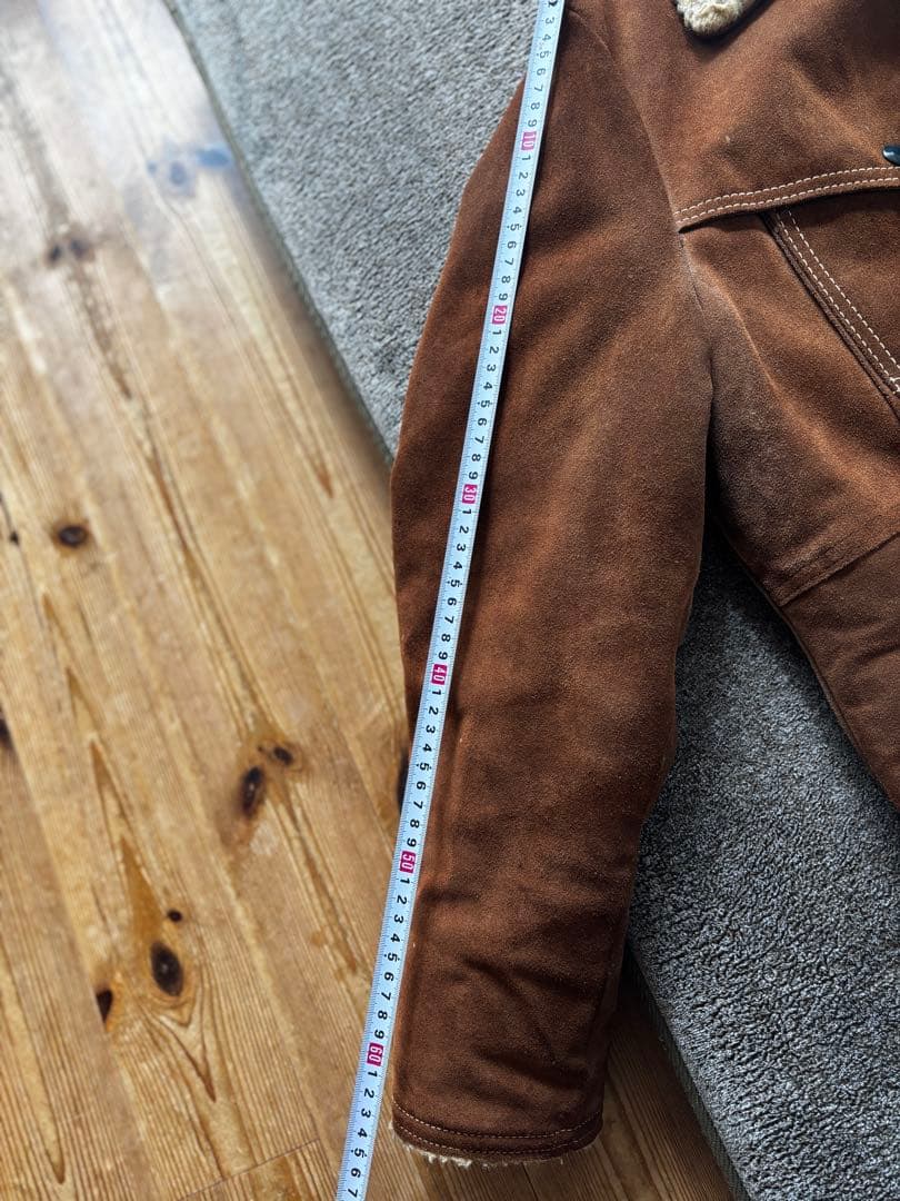 【希少】70s Towncraft Plus スエードランチコート 42 金タグ