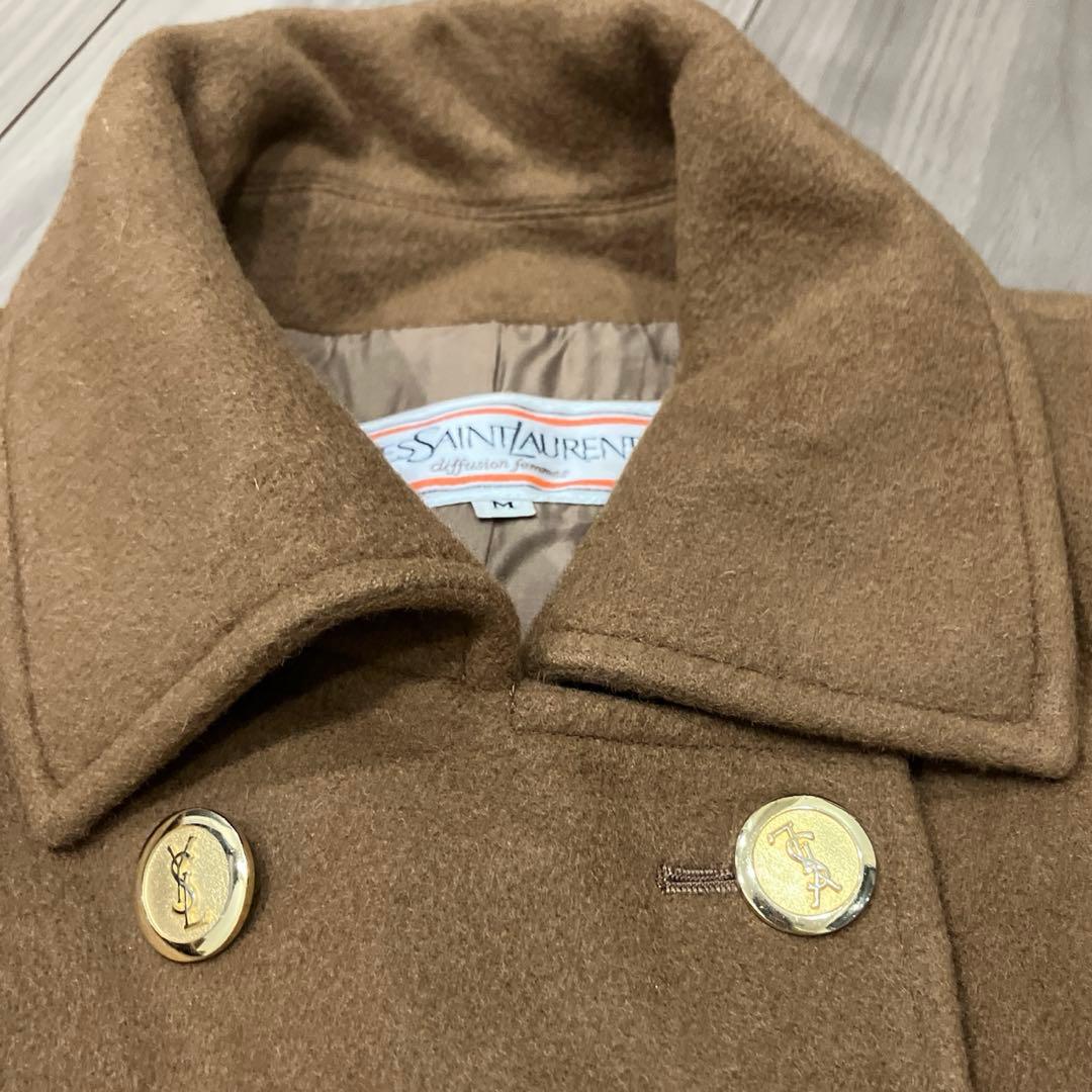 YVES SAINT LAURENT イヴサンローラン カシミヤ　ロングコート