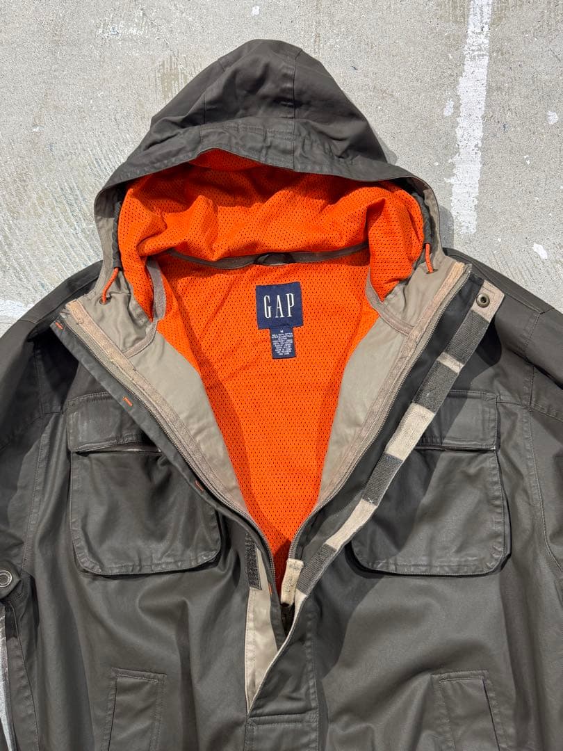 OLD GAP 90's コーティング アノラックパーカー