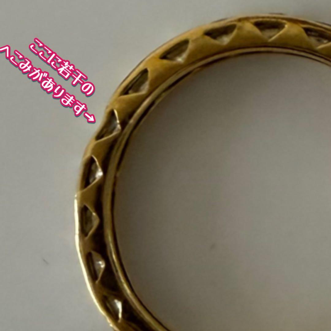 K18イエローゴールド ダイヤエタニティリング 1カラット