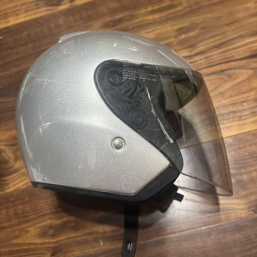 SHOEI ジェットヘルメット シルバー　JFORCE 希少　当時物