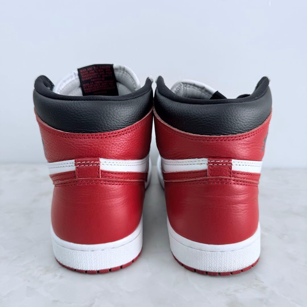 NIKE Air Jordan 1 RETRO HIGH OGホワイトレッド