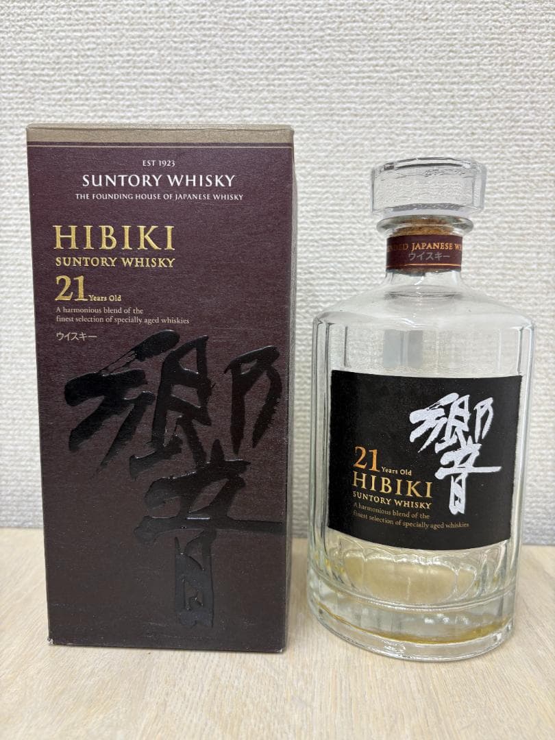 響 21年 ウイスキー 外箱付 空瓶