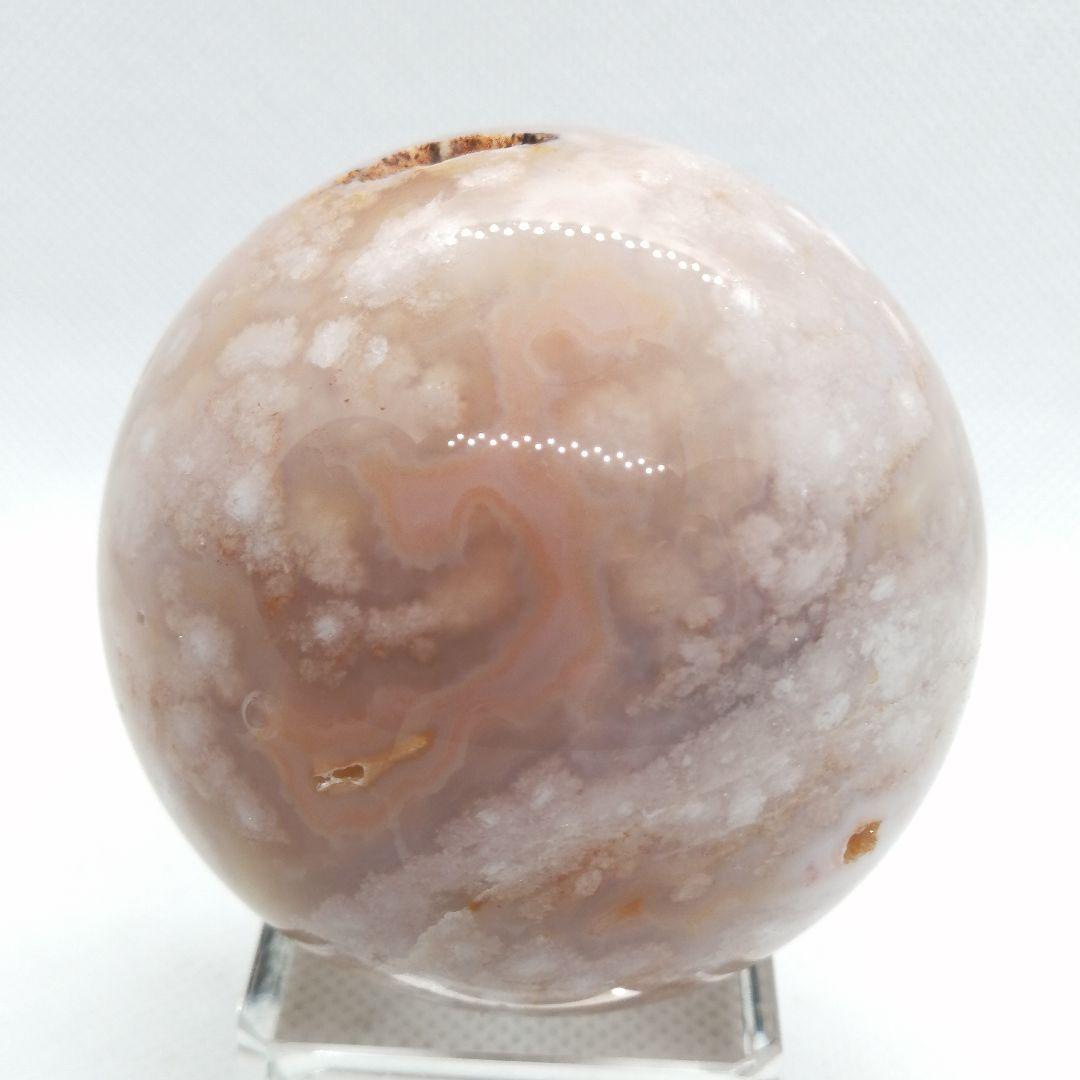 【新品】癒されカラーの瑪瑙のペイズリー柄や瑪瑙の川があるピンアメ　12-16