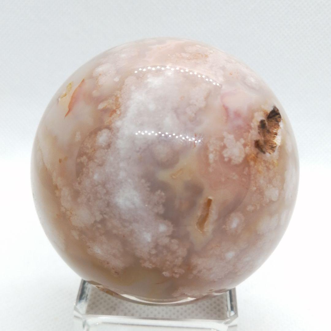 【新品】癒されカラーの瑪瑙のペイズリー柄や瑪瑙の川があるピンアメ　12-16