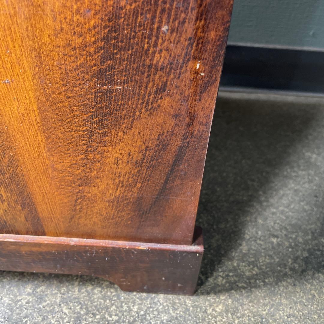 カリモク　コロニアル　電話台　FAX台　花台　飾り台　棚　天然木