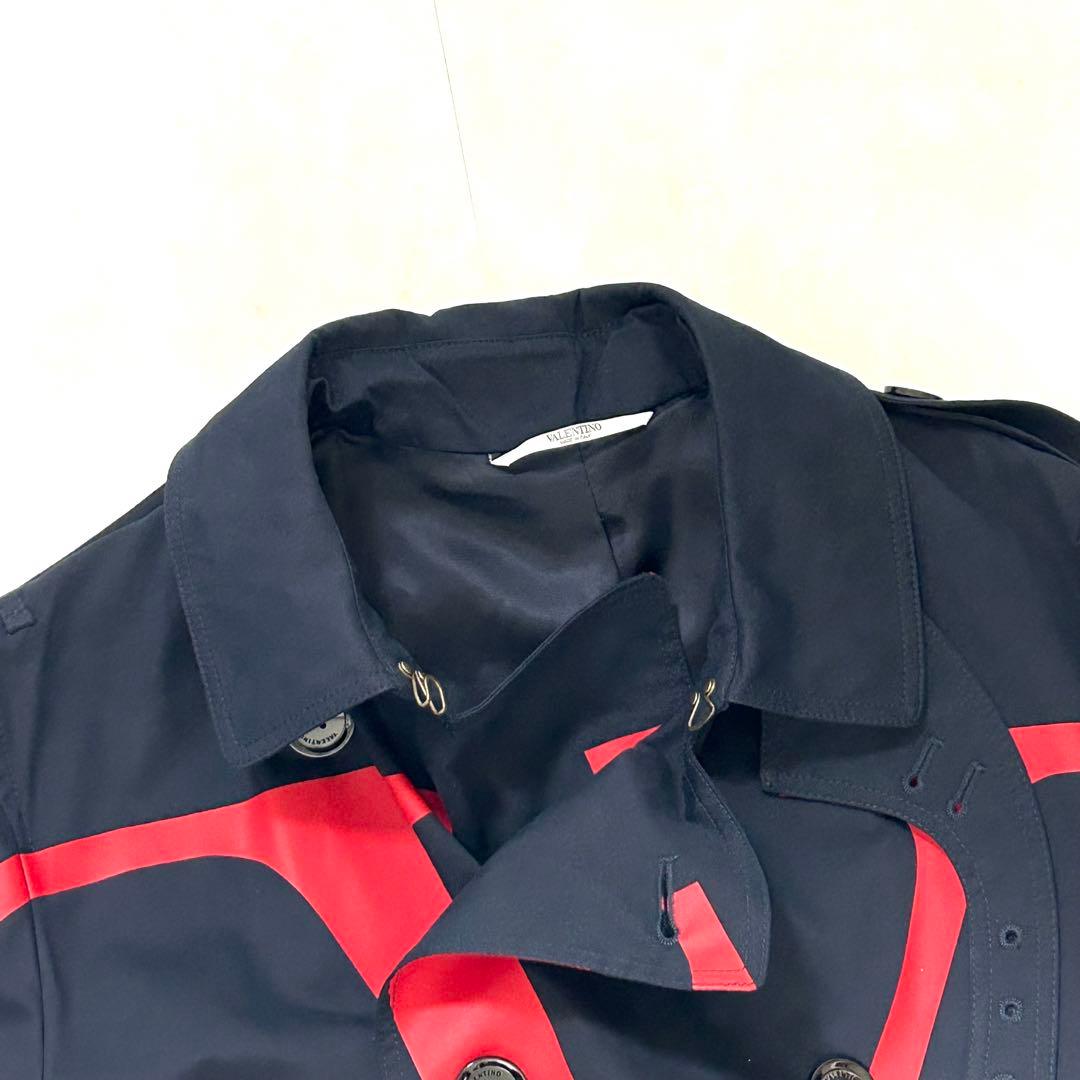 新品 ヴァレンティノ Vロゴプリント トレンチコート 19AW 永瀬廉 着用