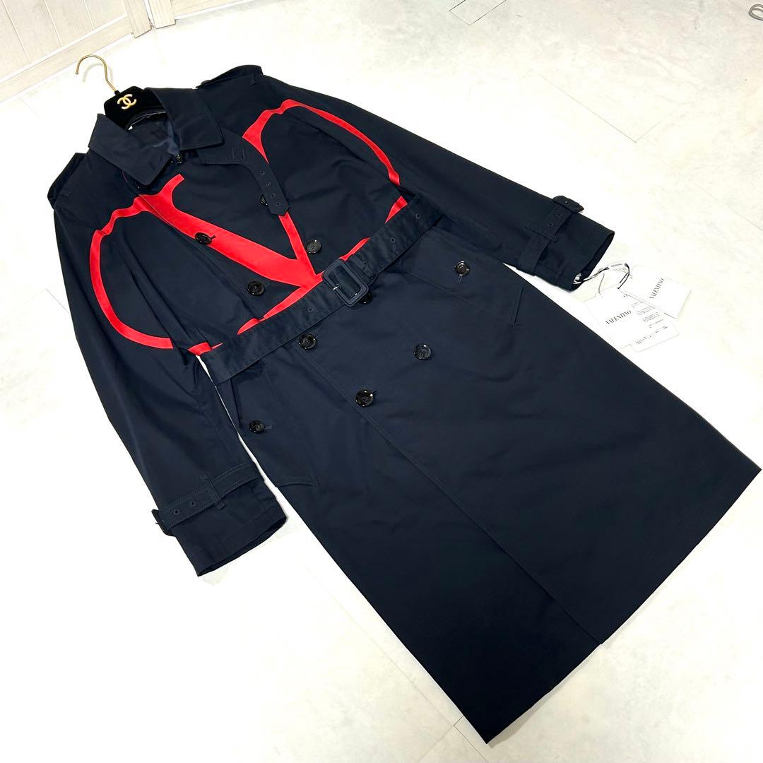 新品 ヴァレンティノ Vロゴプリント トレンチコート 19AW 永瀬廉 着用