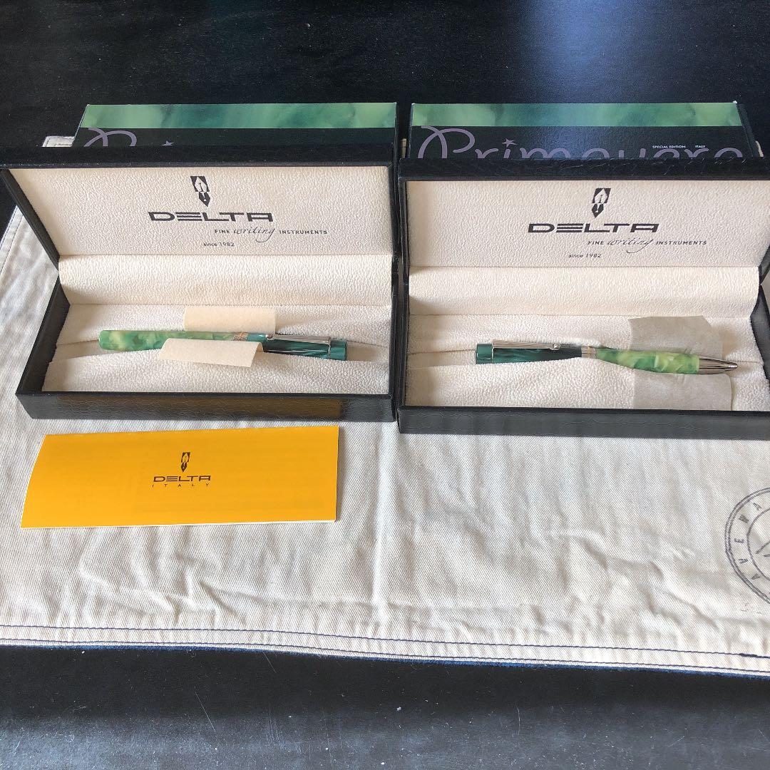 デルタ　レ・スタジオ―ニ・コレクション　プリマベーラ　万年筆・ボールペンのセット