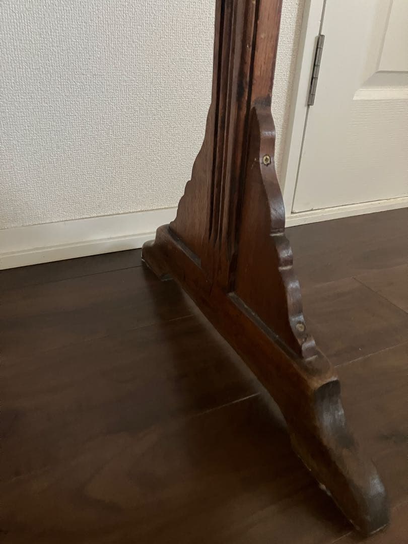 フランスアンティーク　木製　テーブル　作業台　ドレッサー