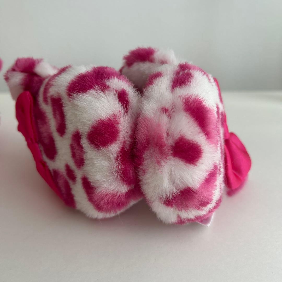 ディズニー ミニーマウス レオパード柄 耳あて 2つセット