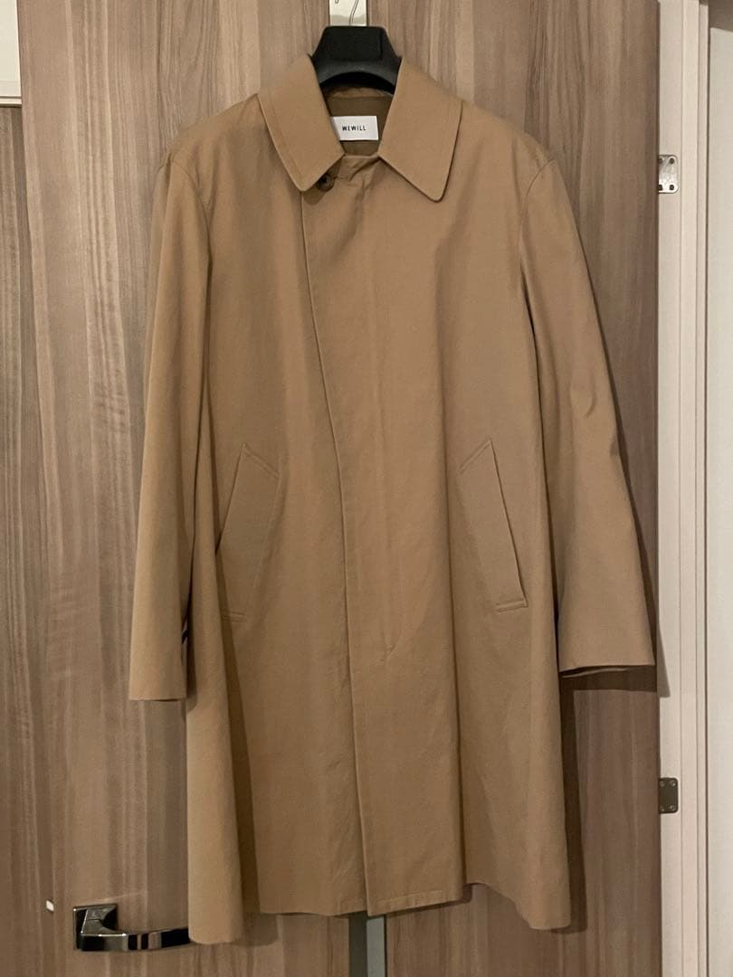 K*様 【美品】WEWILLウィーウィル ステンカラーコート ベージュ 2
