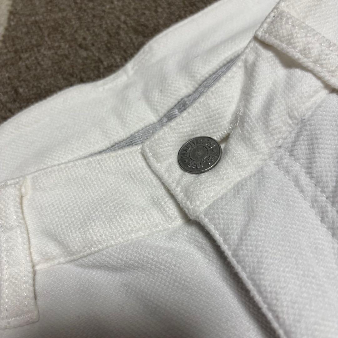 パーリーゲイツ　PEARLY GATES ゴルフパンツ　蓄熱裏起毛　ホワイト