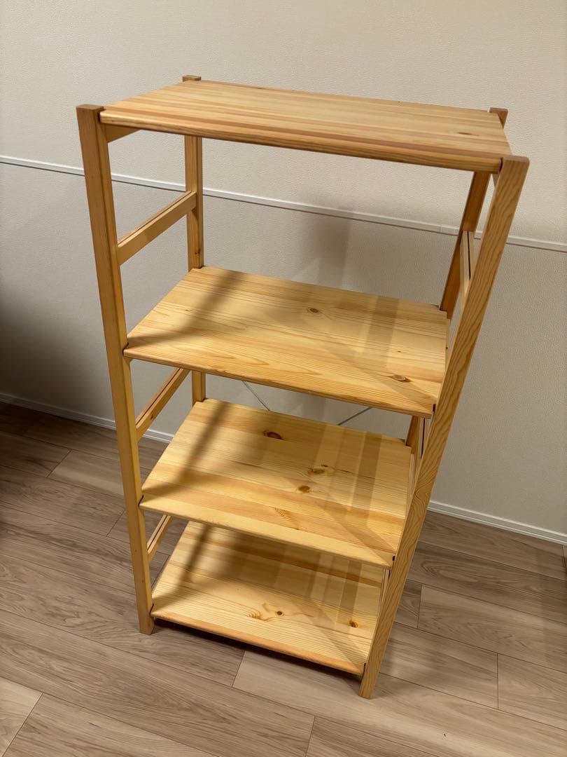 無印良品　シェルフ　パイン材