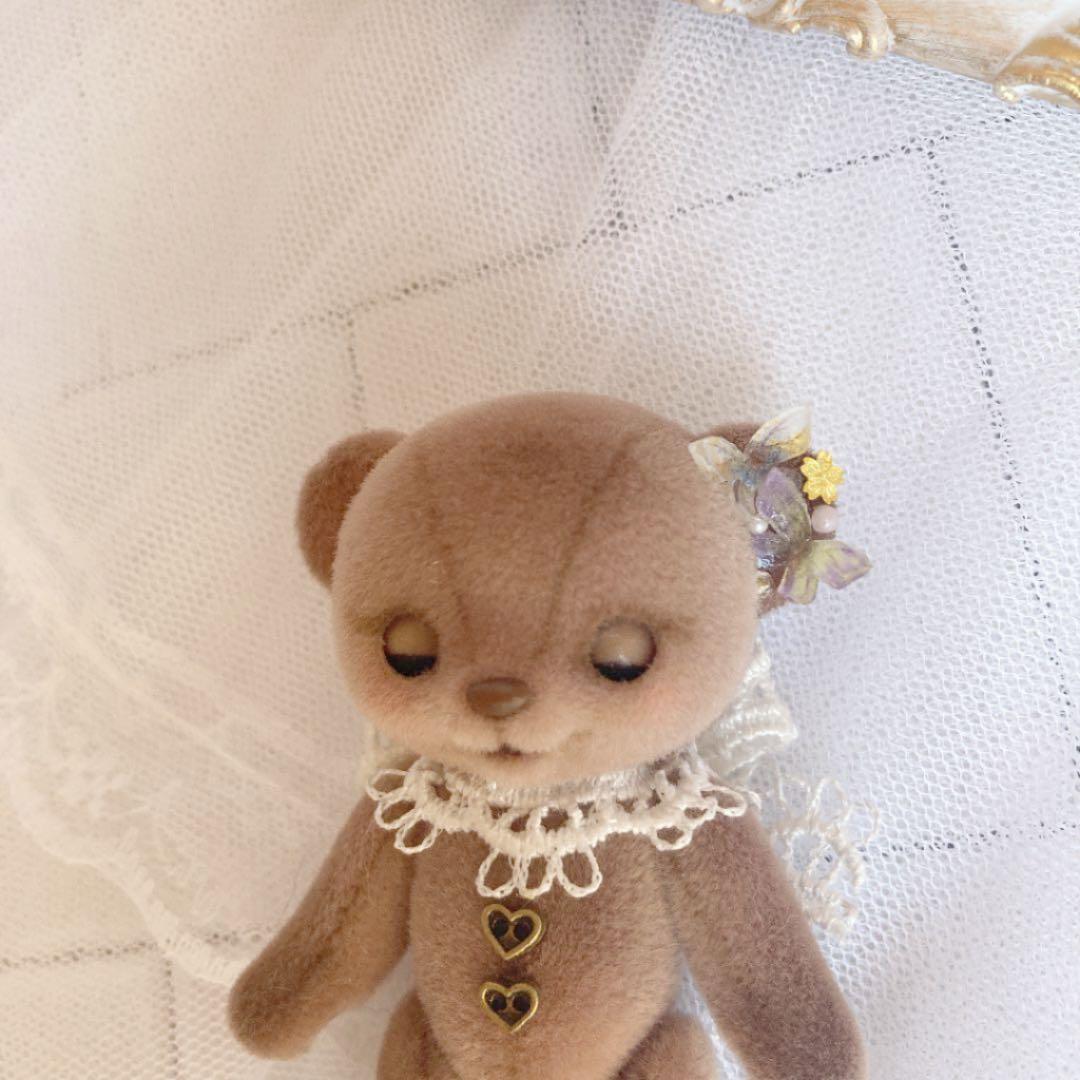 ★ハニーベア★ ミモザ　カスタム　ココア　アンティークベアちゃん