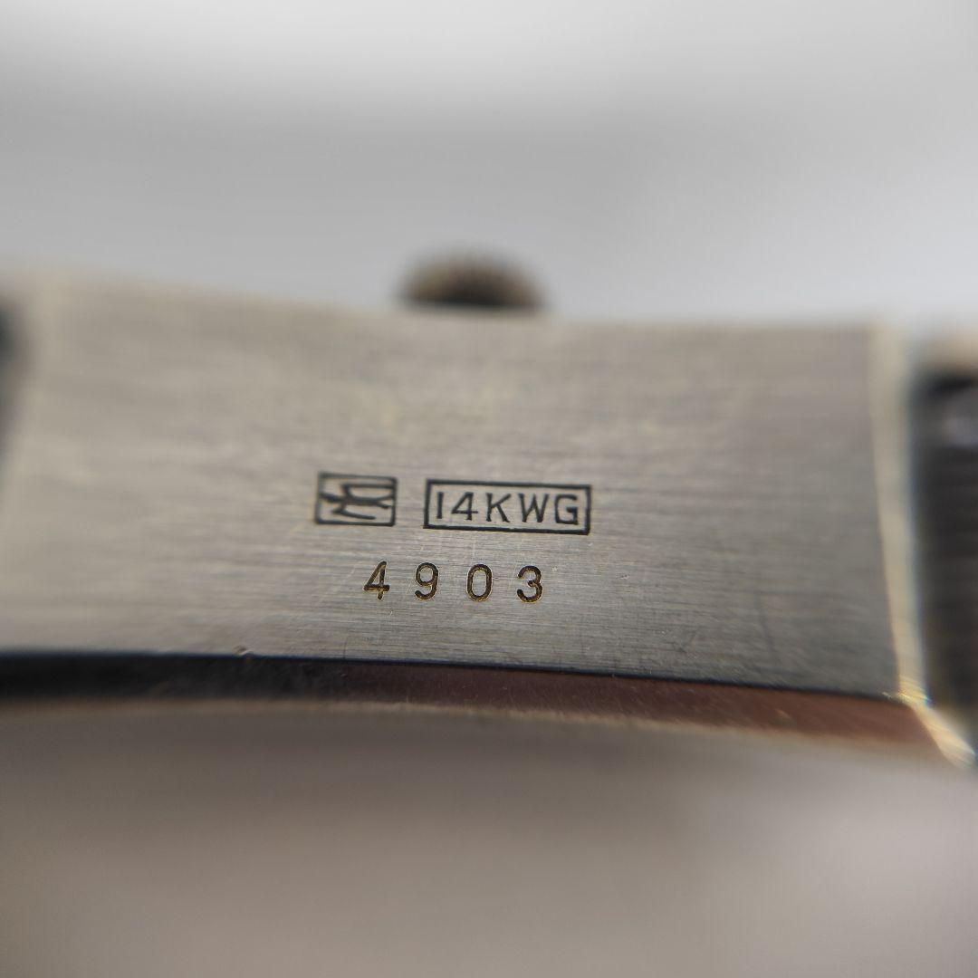 て*る様 レディーセイコー 手巻き時計 14K WG