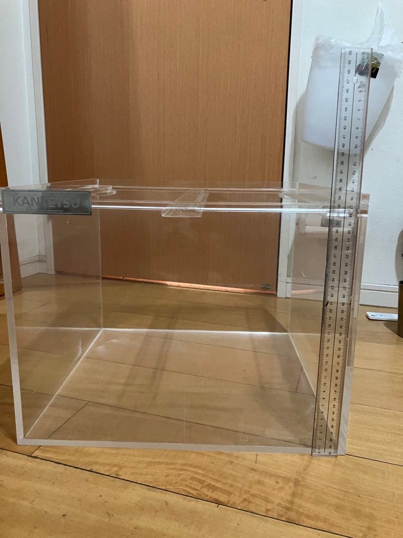 カンテツW450×D450×H350アクリル水槽 厚8㎜底面6㎜