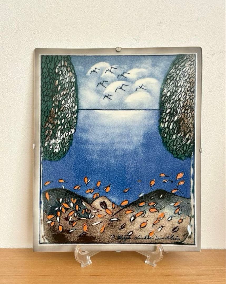 ARABIA アラビア ヘルヤ 四季の陶板画(大) \