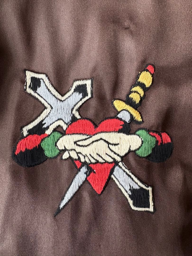 テーラー東洋 サテンスカジャン リバーシブル スーベニア TT11381